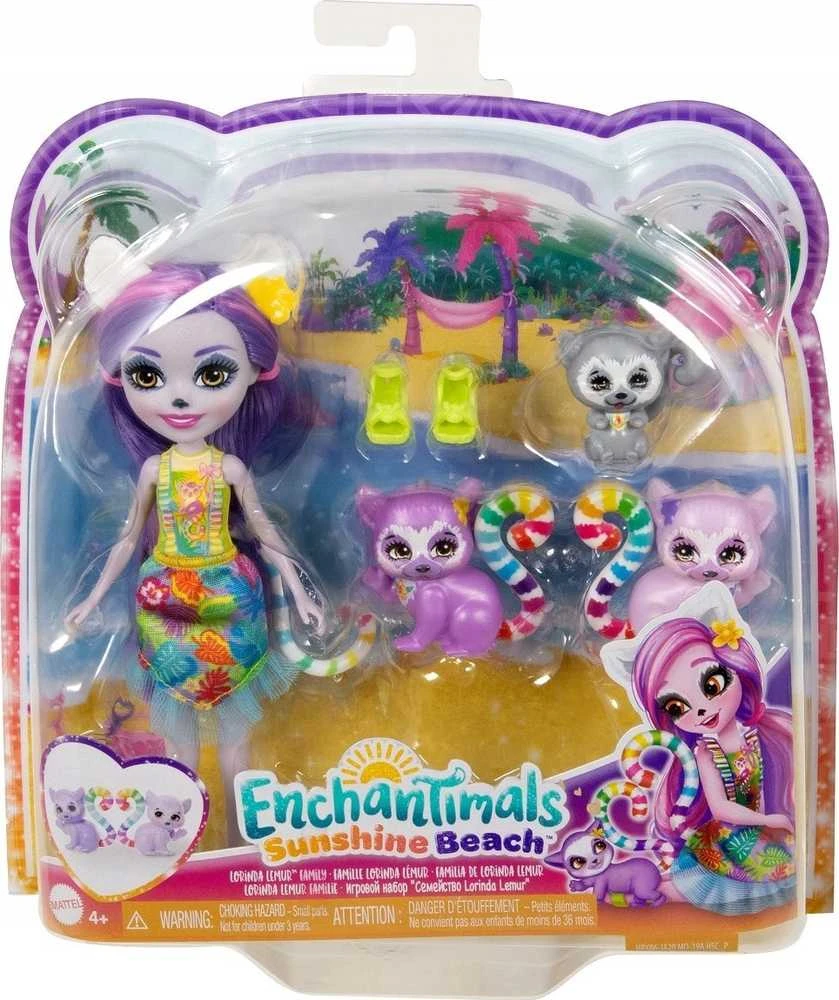 „Enchantimals“ herojų lemūrų šeima