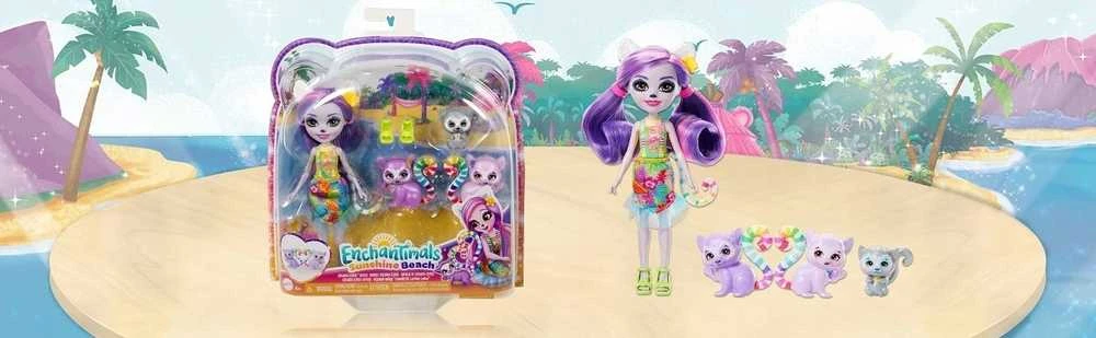 „Enchantimals“ herojų lemūrų šeima