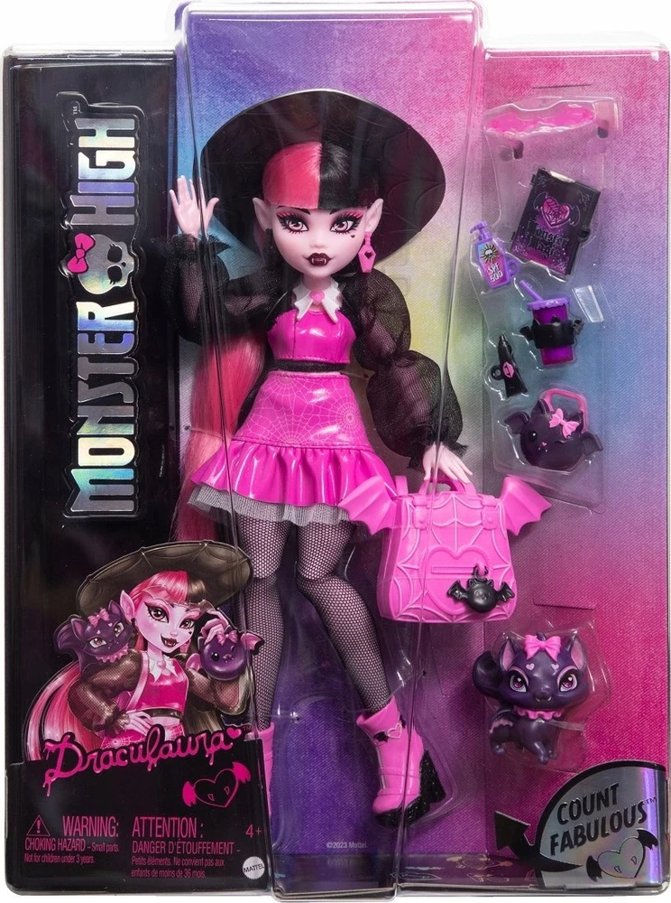 Mattel MONSTER HIGH lėlė – Drakulaura (HRP64)