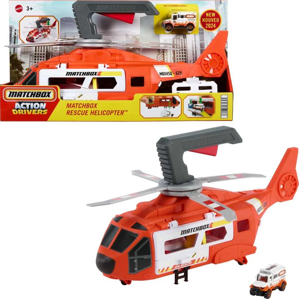Žaislinis sraigtasparnis Mattel Matchbox