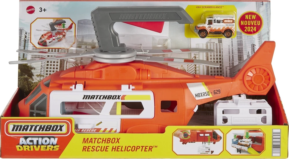 Žaislinis sraigtasparnis Mattel Matchbox