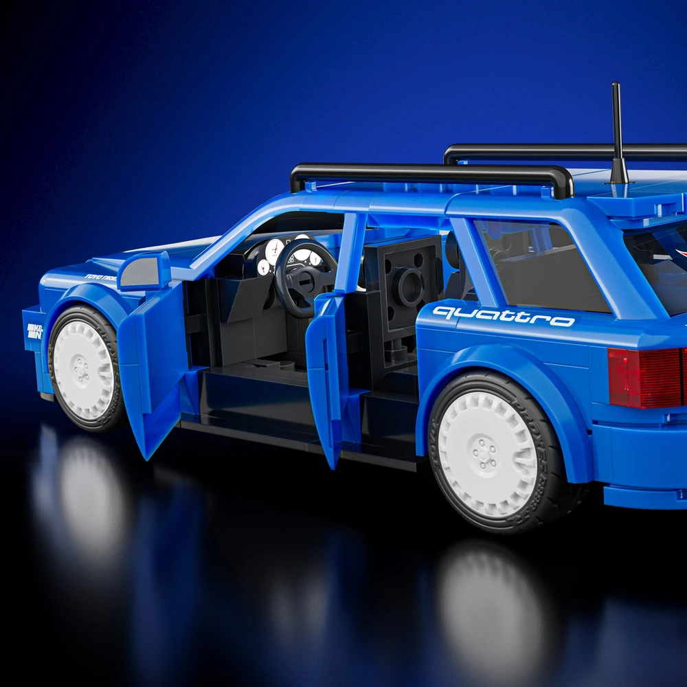 MATTEL BRICK SHOP HOT WHEELS konstruktorius – Speed Audi (JGR28)