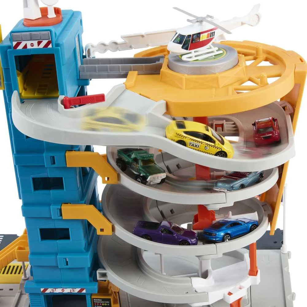 Žaislinė trasa Mattel Matchbox rinkinys „Transporto centras“