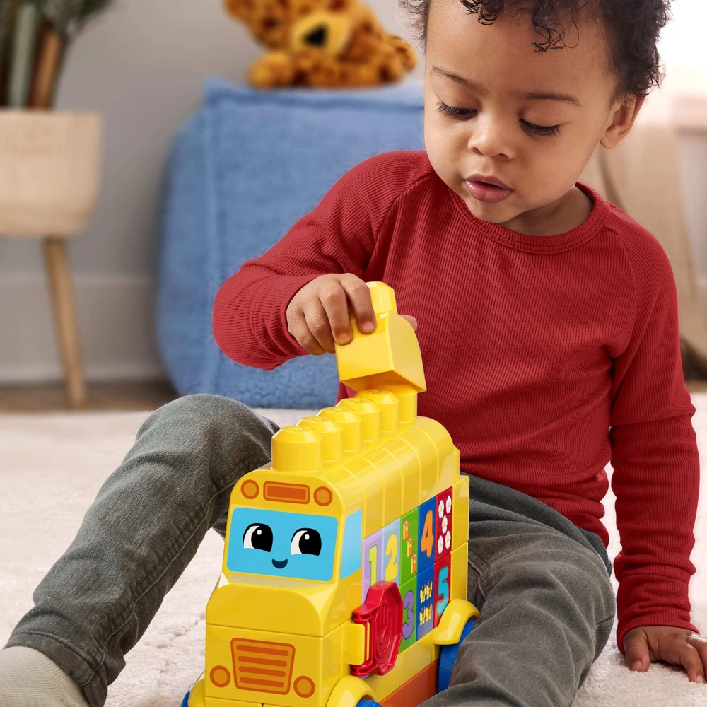 Mattel MEGA BLOKS konstravimo ir skaičiavimo autobusas (JKG34)