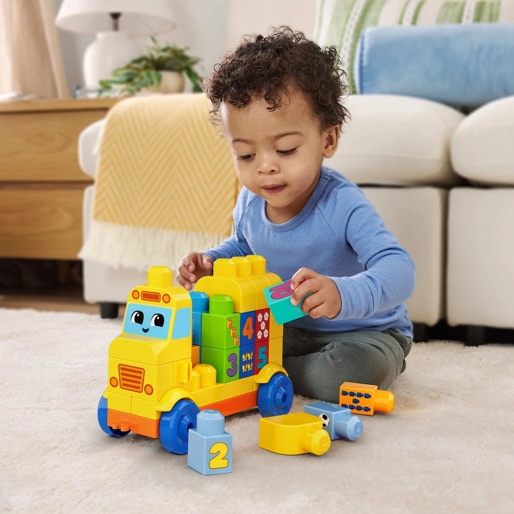 Mattel MEGA BLOKS konstravimo ir skaičiavimo autobusas (JKG34)