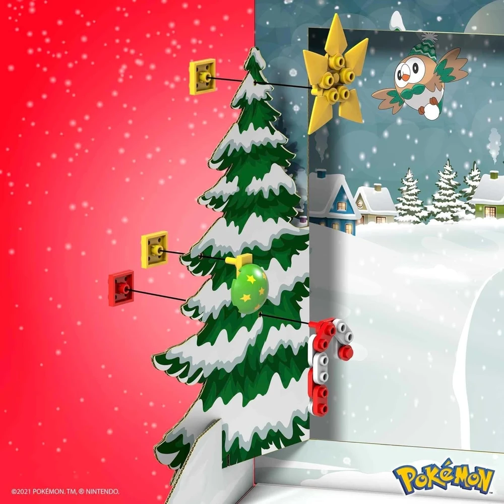Advento kalendorius Mattel Mega Construx Pokemon