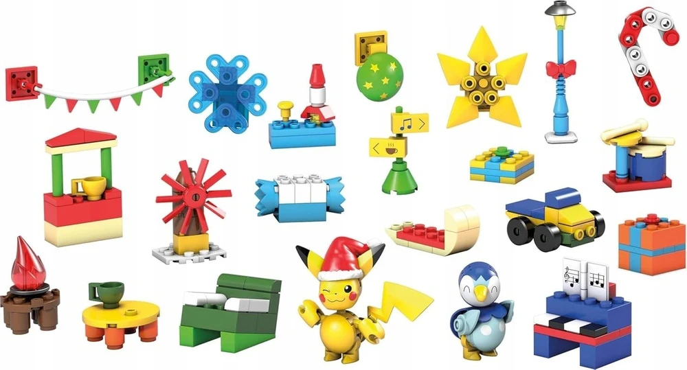 Advento kalendorius Mattel Mega Construx Pokemon