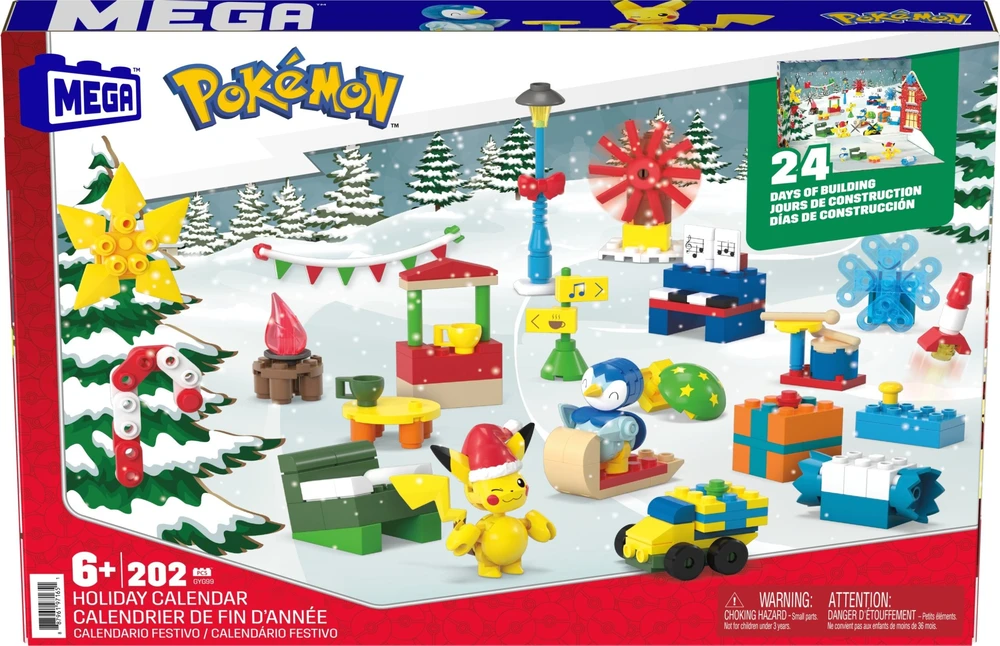 Advento kalendorius Mattel Mega Construx Pokemon