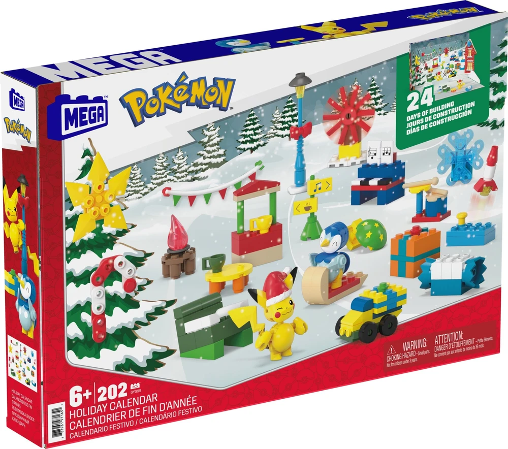 Advento kalendorius Mattel Mega Construx Pokemon