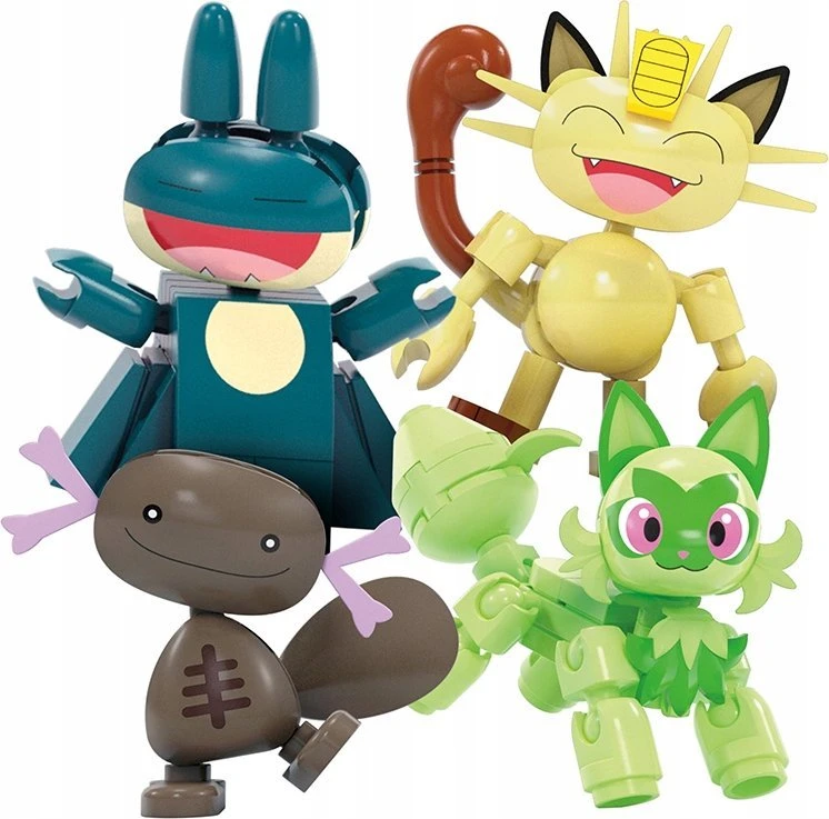 Mattel MEGA - Pokémon konstruktoriaus rinkinys Ferris ratas su figūrėlėmis - 393 detalės (HXF80)