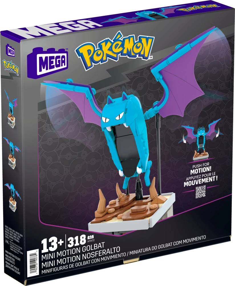 Mattel Mega - Pokemon Mini Motion Golbat