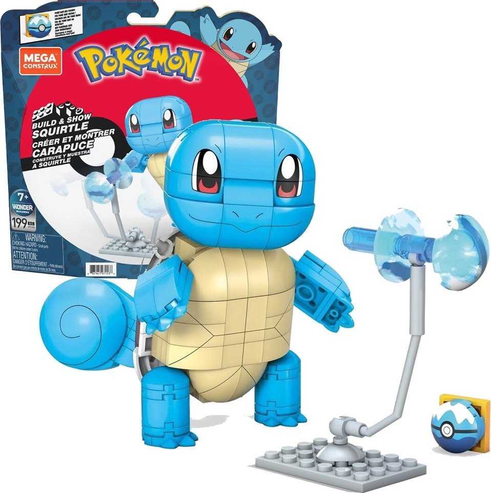 Mattel MEGA CONSTRUX POKEMON rinkinys – Squirtle (GYH00)