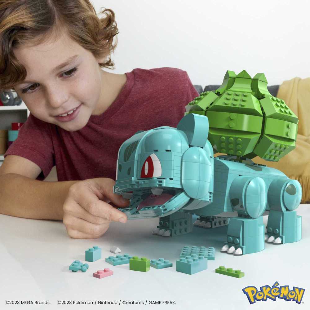Mattel „Mega Construx Pokemon“ rinkinys „Didysis Bulbasauras“