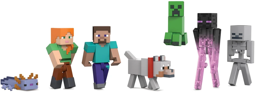Mattel Figūrėlių rinkinys Minecraft mobai