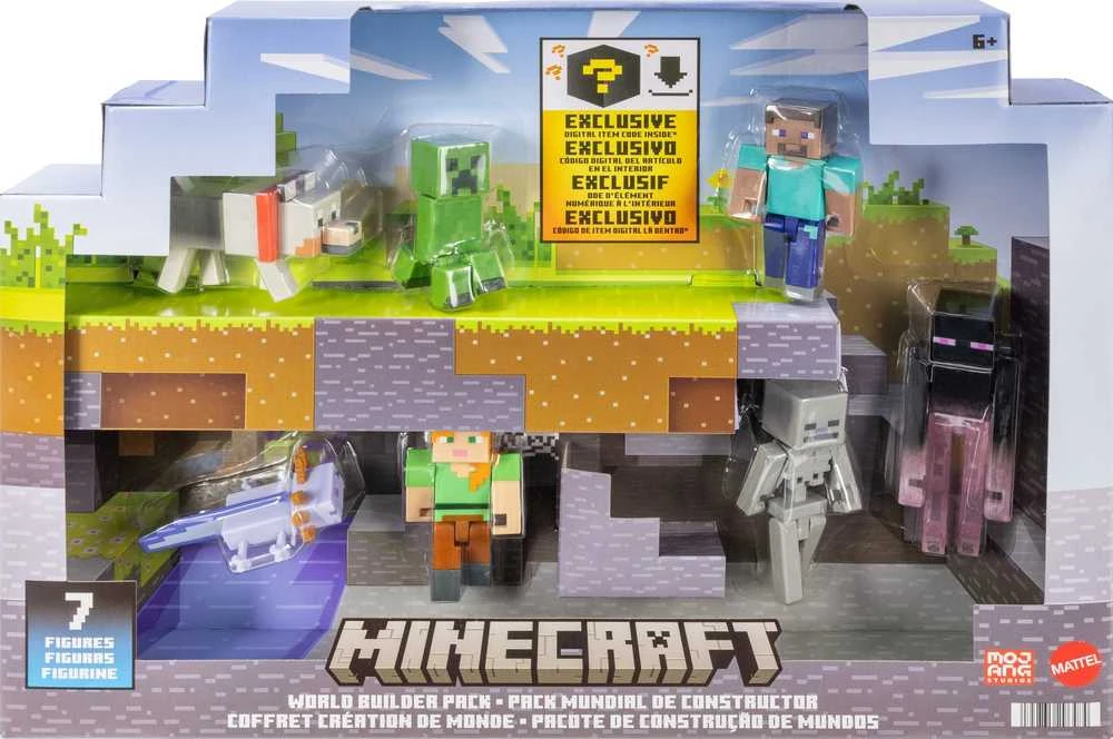 Mattel Figūrėlių rinkinys Minecraft mobai