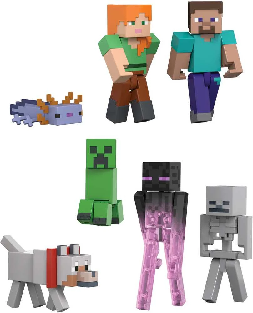 Mattel Figūrėlių rinkinys Minecraft mobai