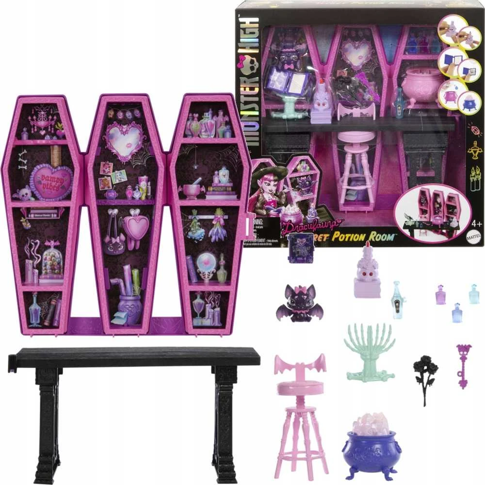 Monster High Drakulauros slaptųjų eliksyrų kambarys JBF15