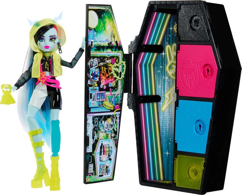 Mattel „Monster High Skulltimates“ siurprizų rinkinys – Frenkė, neoninė serija