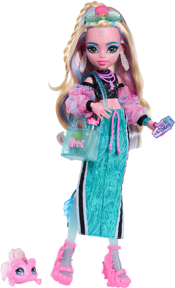 Mattel MONSTER HIGH lėlė Lagūna (atnaujinta) (JHK33)