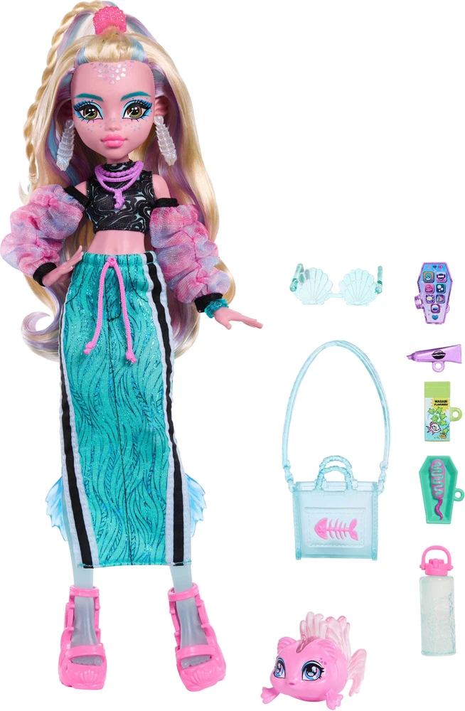 Mattel MONSTER HIGH lėlė Lagūna (atnaujinta) (JHK33)