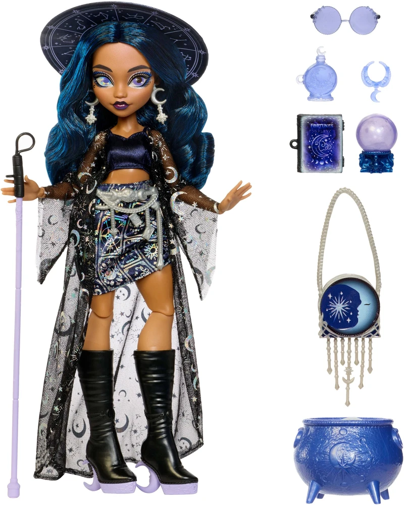 Mattel MONSTER HIGH MOONSPELL MAGIC lėlė Claire - aiškeregė kerėtoja (JMB89)