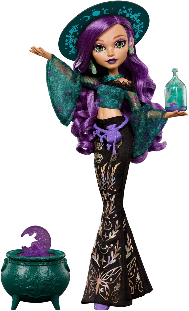 Mattel MONSTER HIGH MOONSPELL MAGIC lėlė Willow - gamtos kerėtoja (JMB92)