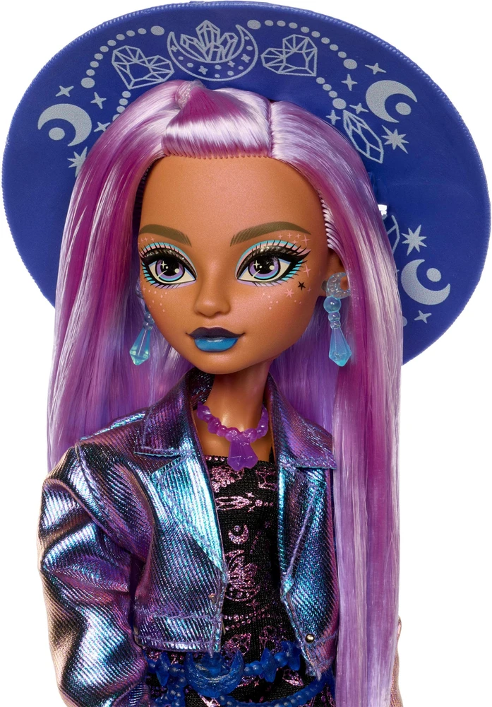 Mattel MONSTER HIGH MOONSPELL MAGIC lėlė Layla - kristalų kerėtoja (JMB90)