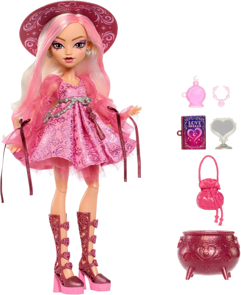 Mattel MONSTER HIGH MOONSPELL MAGIC lėlė Carina - meilės kerėtoja (JNM26)