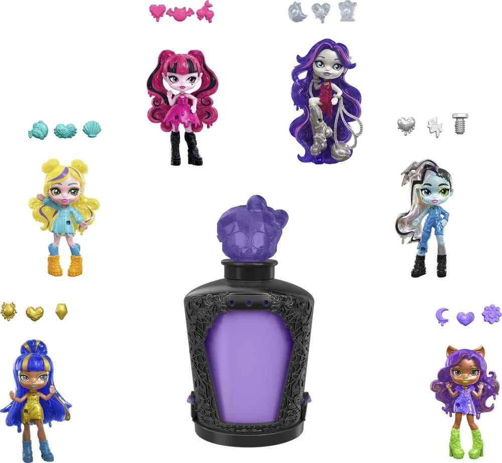 Mattel MONSTER HIGH mini siurprizų rinkinys – eleksyras (HYB10)