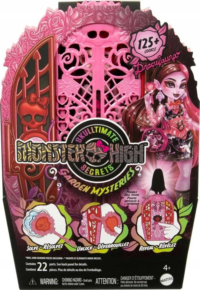 Mattel MONSTER HIGH SKULTIMATES siurprizų rinkinys – Drakulaura, vidurnakčio sodo serija (HYT72)