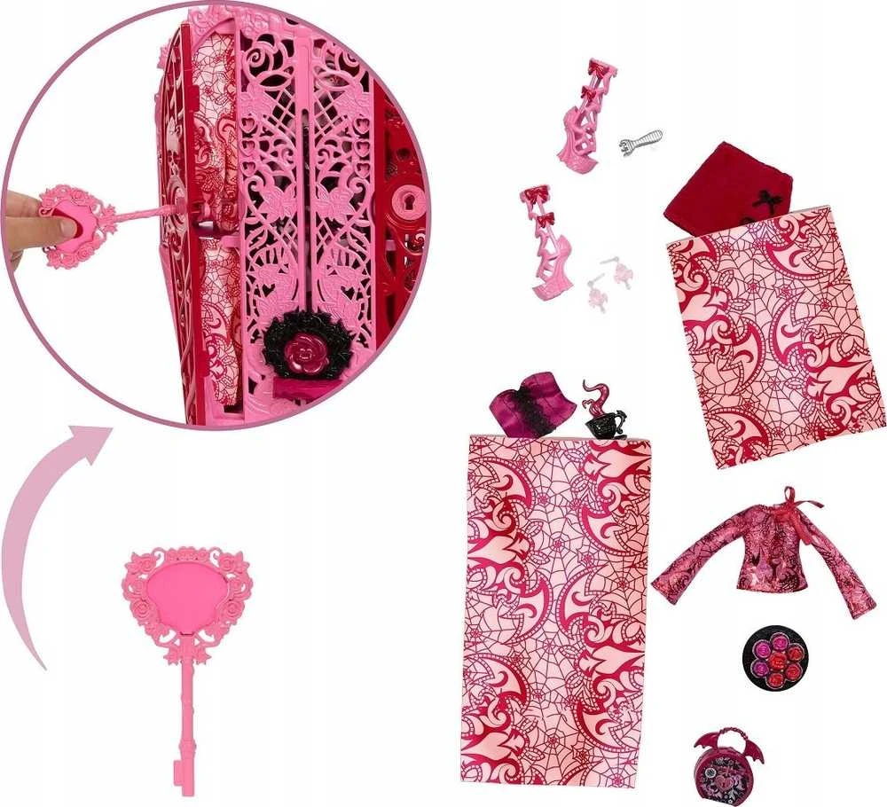 Mattel MONSTER HIGH SKULTIMATES siurprizų rinkinys – Drakulaura, vidurnakčio sodo serija (HYT72)