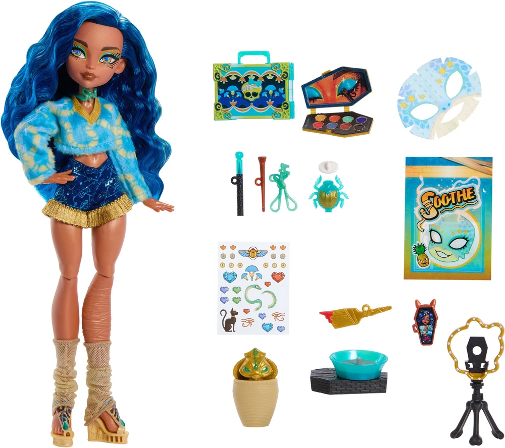 Mattel MONSTER HIGH SELF-SCARE SECRETS Kleo rinkinys (JMG74)