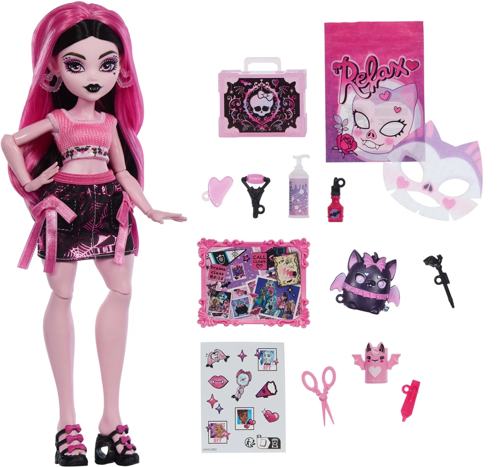 Mattel MONSTER HIGH SELF-SCARE SECRETS Drakulauros rinkinys