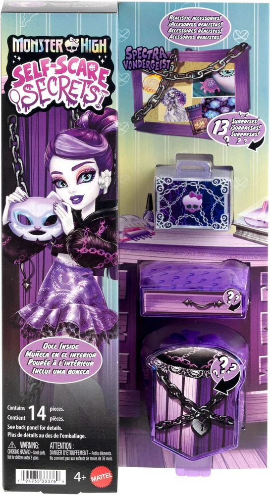 Mattel MONSTER HIGH SELF-SCARE SECRETS Spektros rinkinys (JHK46)