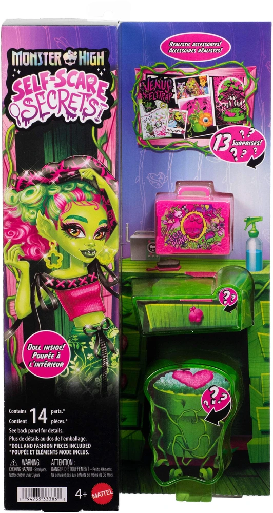 Mattel MONSTER HIGH SELF-SCARE SECRETS Venus rinkinys