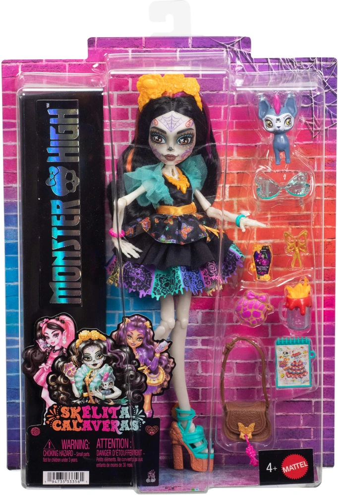 Mattel MONSTER HIGH lėlė Skelita (JHK34)