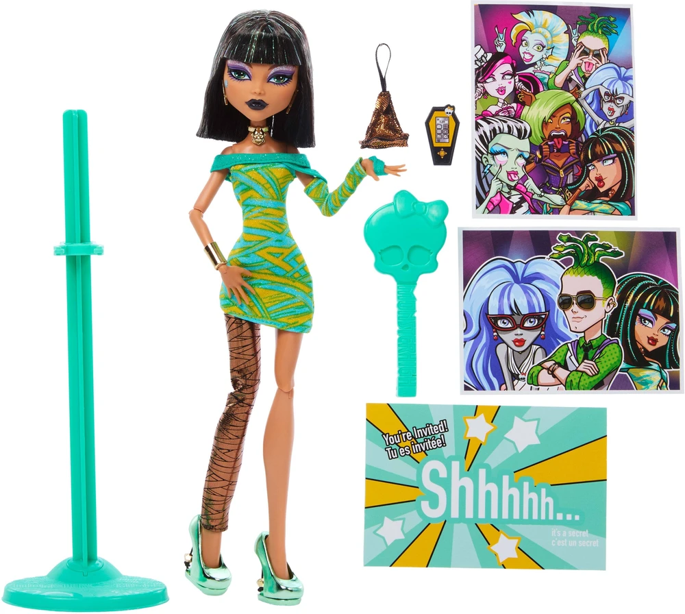 Mattel Monster High Skullector Dawn of the Dance Cleo de Nile Lėlė kolekcjonerska Reprodukcja (JKM47)