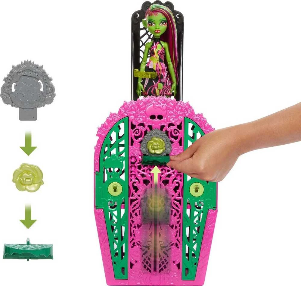 Mattel MONSTER HIGH SKULTIMATES siurprizų rinkinys – Venera, vidurnakčio sodo serija (HYT75)