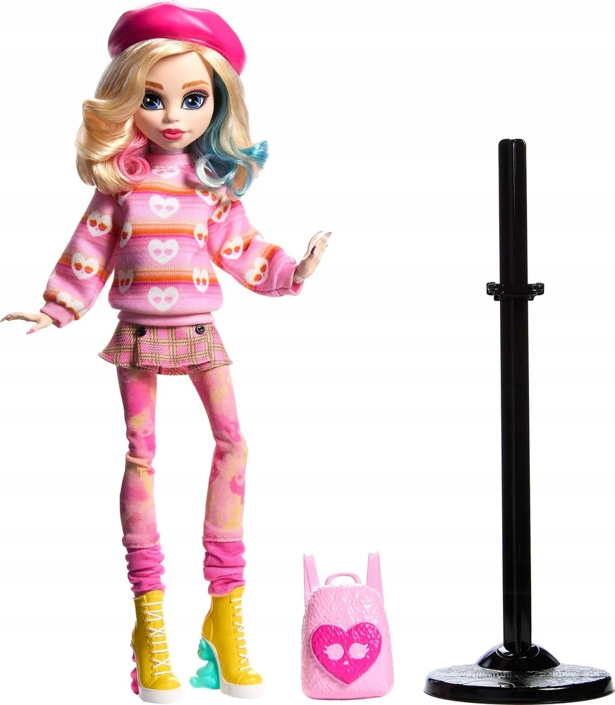 MONSTER HIGH X Wednesday lėlė Inida, 27 cm