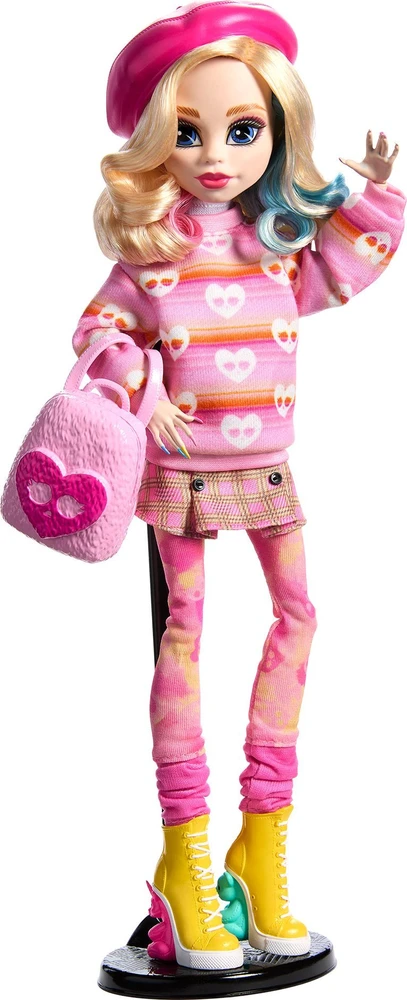 MONSTER HIGH X Wednesday lėlė Inida, 27 cm