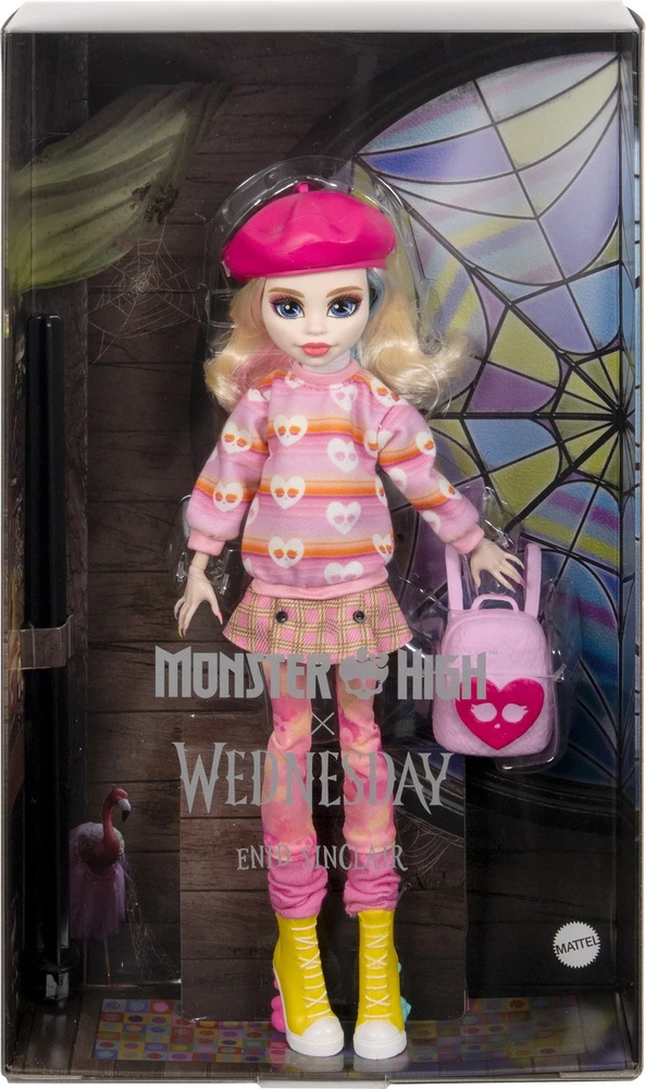MONSTER HIGH X Wednesday lėlė Inida, 27 cm