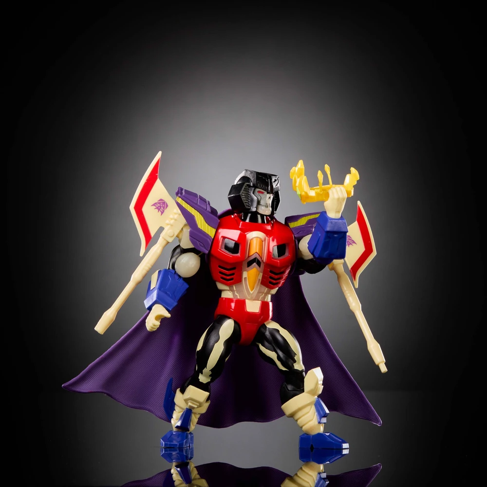 Mattel He-Man Masters of the Universe Origins Scare Glow Figūrėlė Ruchoma Transformers Starscream + priedai