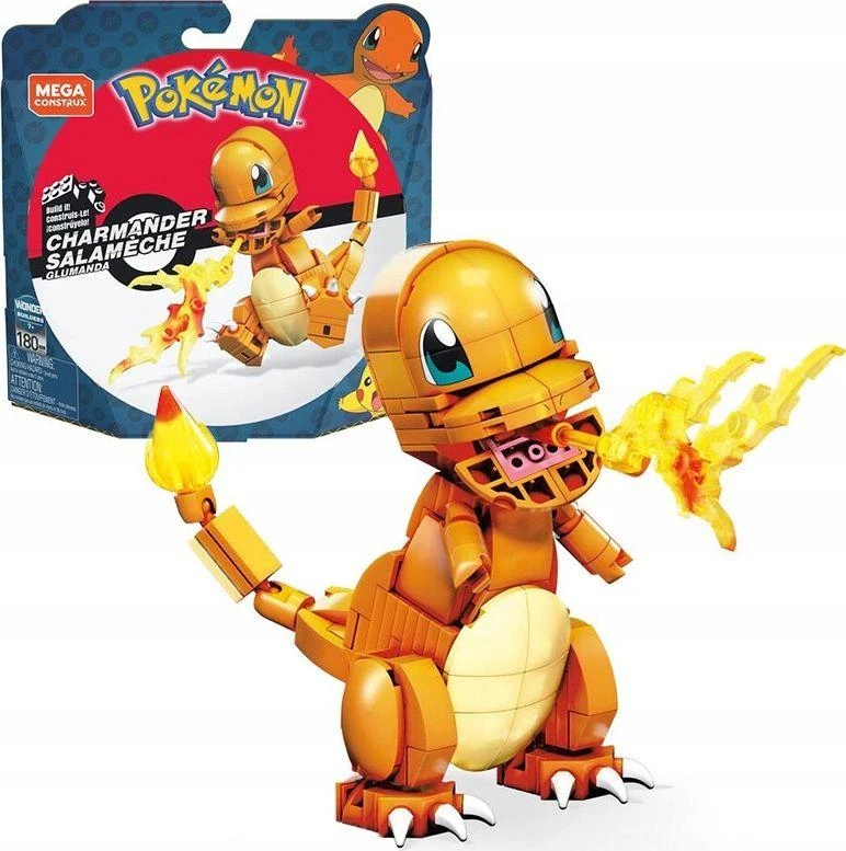 Mattel MEGA CONSTRUX POKEMON rinkinys – Charmander (GKY96)