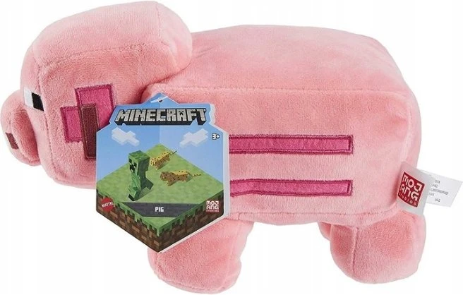 Mattel *****MINECRAFT pluszowa świnka 23cm HBN42