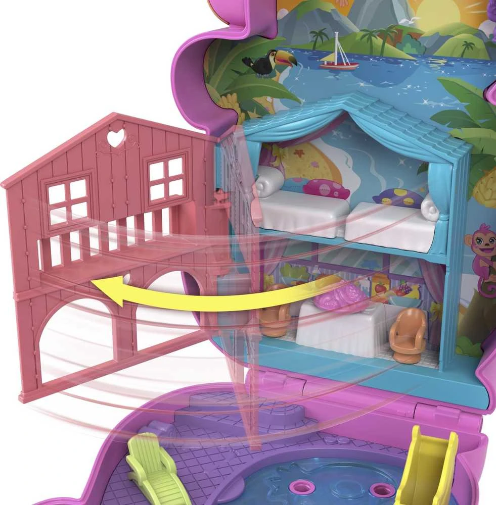 Mattel „Polly Pocket“ beždžionėlės pramogų rinkinys