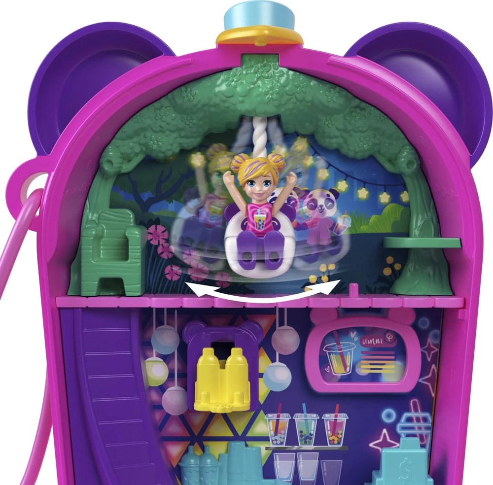 Mattel Polly Pocket. Burbulinės arbatos pandos