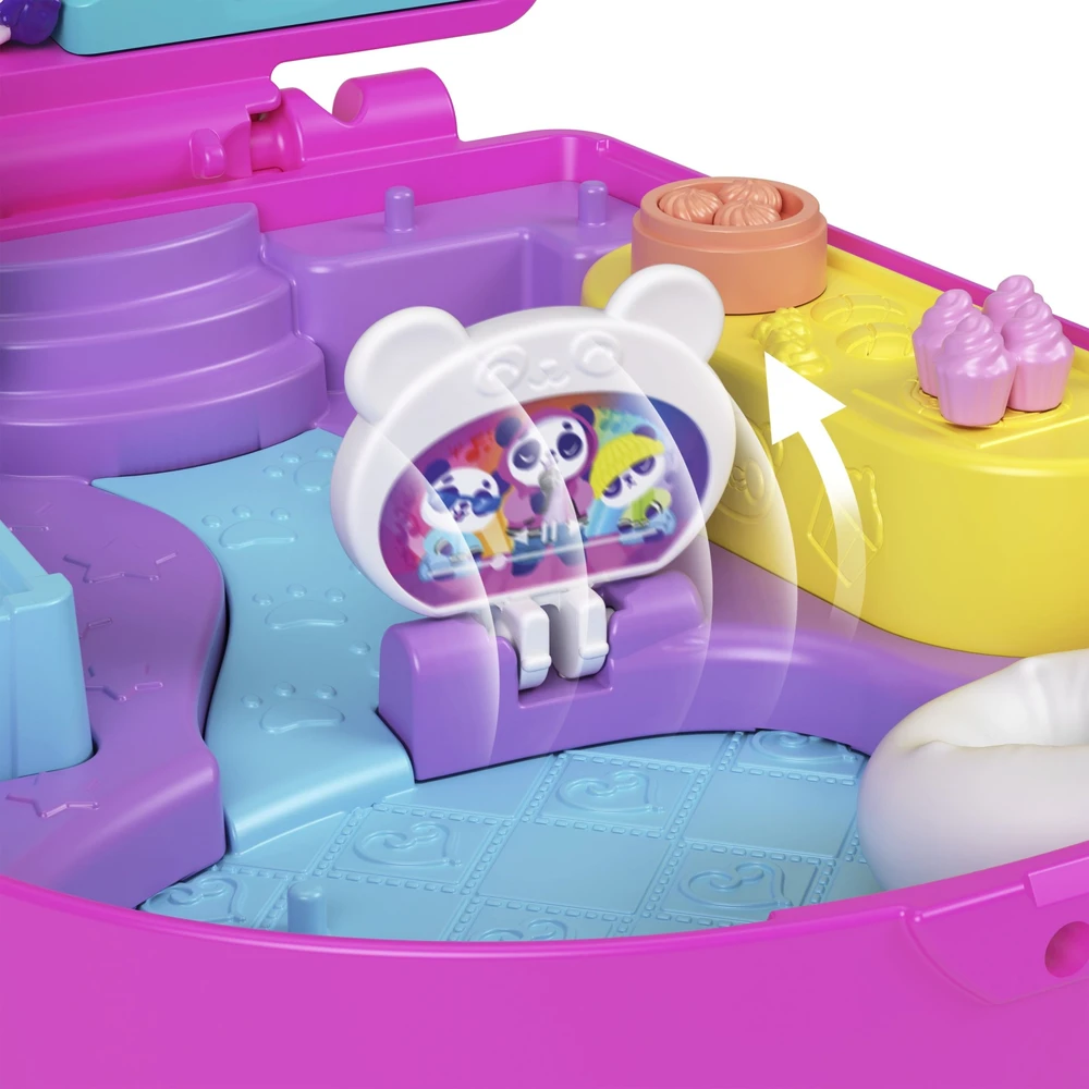 Mattel Polly Pocket. Burbulinės arbatos pandos