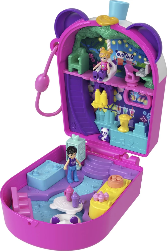 Mattel Polly Pocket. Burbulinės arbatos pandos