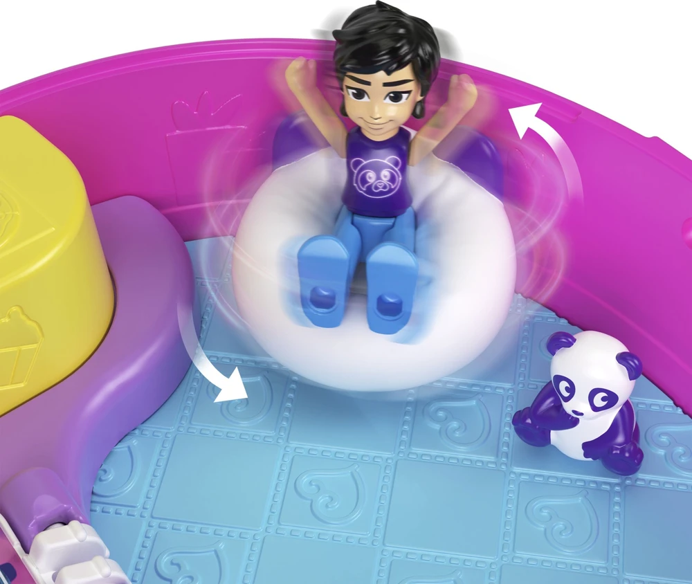 Mattel Polly Pocket. Burbulinės arbatos pandos