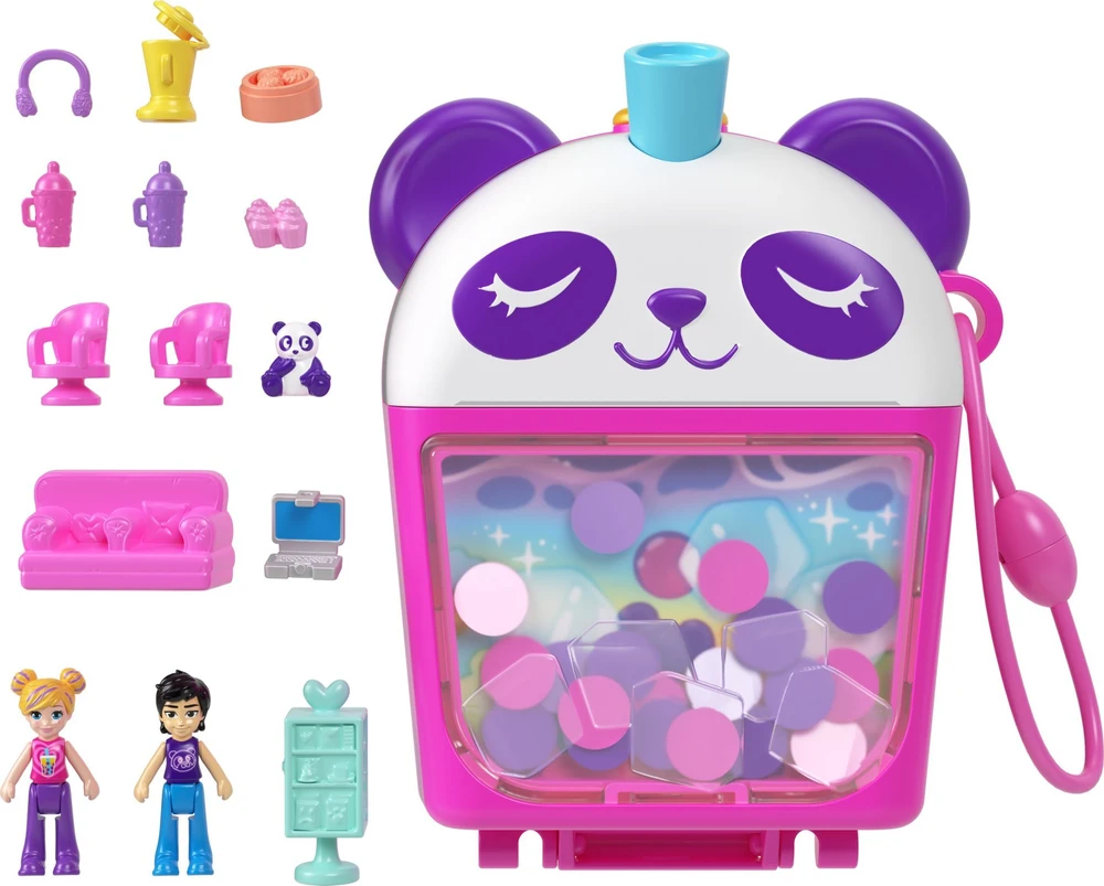 Mattel Polly Pocket. Burbulinės arbatos pandos